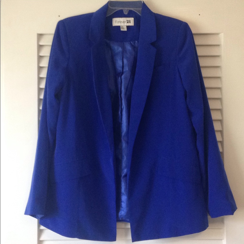 Royal blue blazer